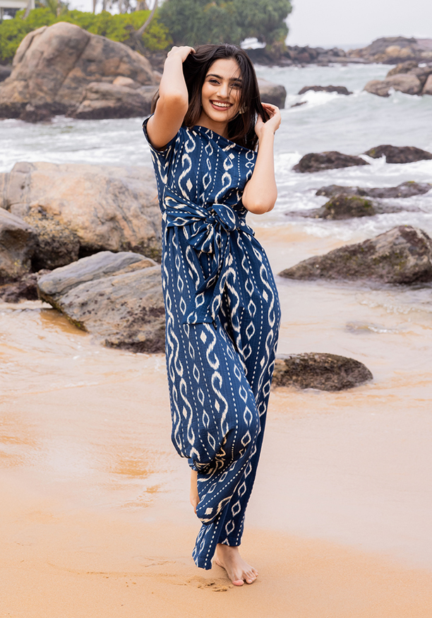 MELINA BLUE JUMPSUIT